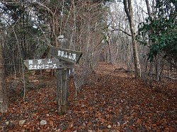 2020-12-23鉾取山遊歩道の落葉通路