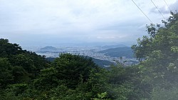 2024-7-13 熊野町赤穂峠から広島市内を望む